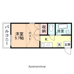 フォリア稲荷【1階】の間取り