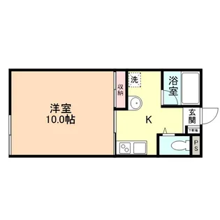 CLAIR TATEYAMA【2階】の間取り