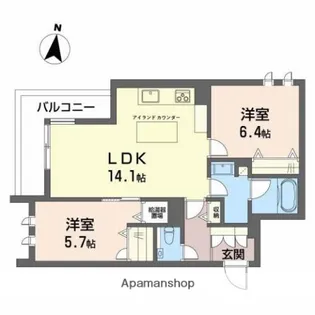 アルタ・クオリタ【1階】の間取り