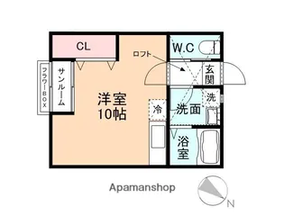 RITOMICO B棟【2階】の間取り