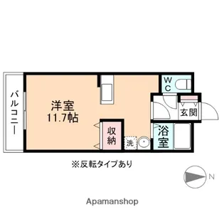 フェール・メゾン城南【2階】の間取り
