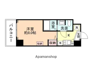カレッジコート富山大学正門前【704号室】の間取り