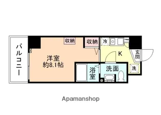 カレッジコート富山大学正門前【4階】の間取り