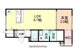 SIRIUS【1階】の間取り