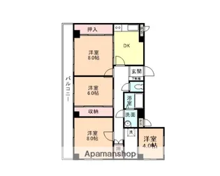 コーポひかり【1階】の間取り