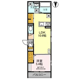 DーGRANDE布瀬【1階】の間取り