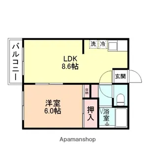 フォーブル山室【2階】の間取り