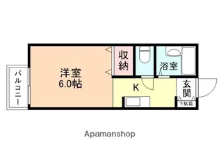 サニーメゾン【1階】の間取り