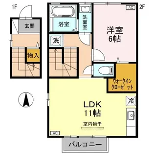 XEVO グランデ【2階】の間取り