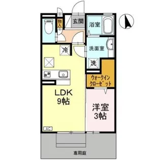 モナリエ大泉【1階】の間取り