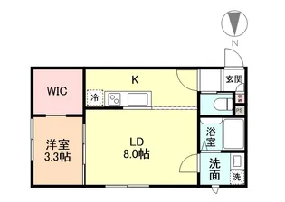 グランスイート森 B棟【1階】の間取り