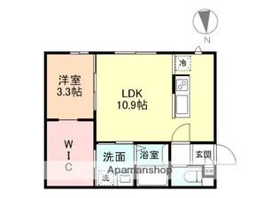 グランスイート森 B棟【2階】の間取り