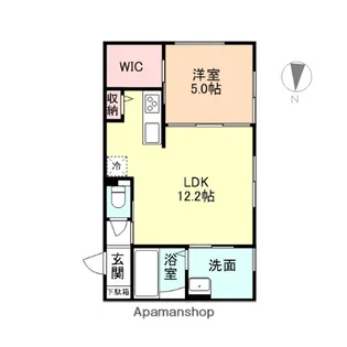 VISTA久方【1階】の間取り