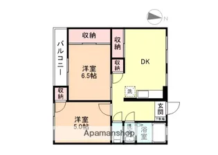 アントワーヌ富山Ⅰ【202号室】の間取り