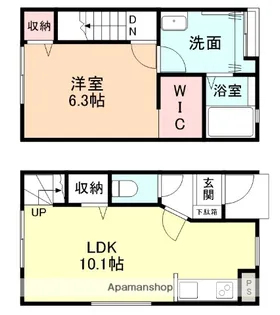 グランフォレ【1階】の間取り