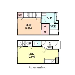 グランフォレ【1階】の間取り