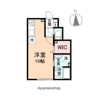 EDGEMOMENT婦中【1階】の間取り