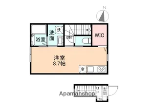 EDGEMOMENT長江【2階】の間取り