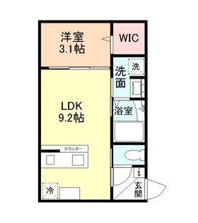 INTEGRAL MELLOW【1階】の間取り