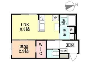 STANDARD1【202号室】の間取り