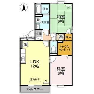 F.T.ビレッジ A【3階】の間取り