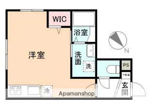 エッジモーメント旅籠【203号室】の間取り