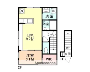 INTEGRAL凪【206号室】の間取り
