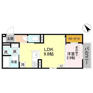 DーTORISIA【1階】の間取り