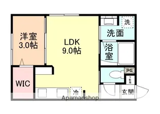 INTEGRAL VELL【202号室】の間取り