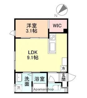 REPOT【210号室】の間取り