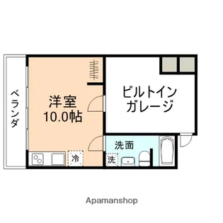 アートヒルズクレハ【102号室】の間取り