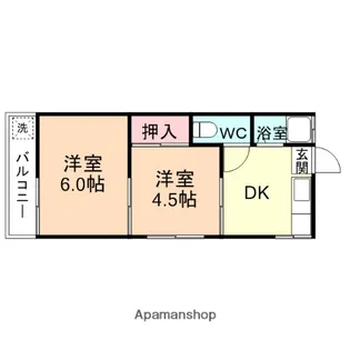 ゴフクハイツ【105号室】の間取り