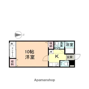 オアシスⅢ【2階】の間取り