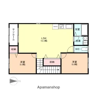 ファーレ速星【2階】の間取り