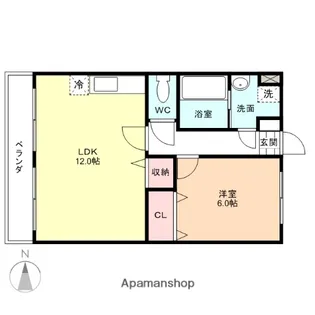 パストラーレ【3階】の間取り