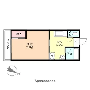 パンプキン【2階】の間取り