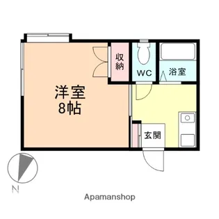 パークサイド呉羽【1階】の間取り