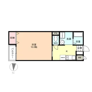 トランキーユ【103号室】の間取り