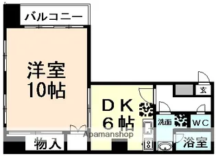 ベルシェ西町【503号室】の間取り