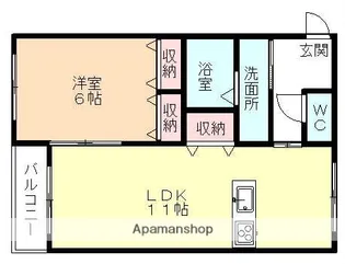 COCOHOUSE【1階】の間取り
