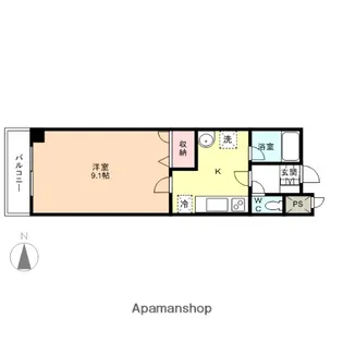 グランドパレス【8階】の間取り