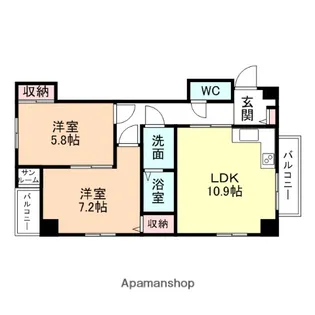 ドルチェ・ヴィータ丸の内【3階】の間取り