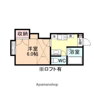 ブリッキ駒見【1階】の間取り