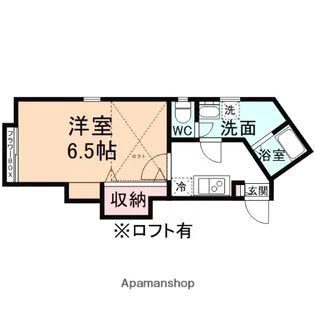 ブリッキ駒見【1階】の間取り