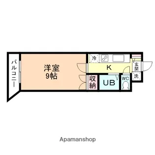 イナリハイツ【3階】の間取り
