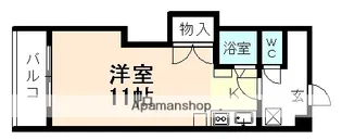サンシャイン88 A棟【6階】の間取り
