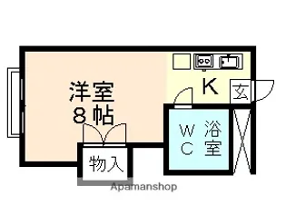 ハッピーハイツ【103号室】の間取り