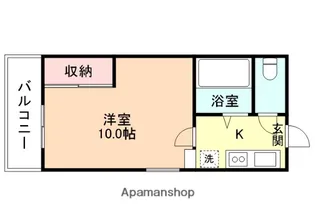 ジョイナス山王【203号室】の間取り
