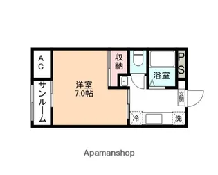 グリーンヒルズ1号館【3階】の間取り