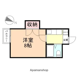 富山県富山市金屋【マンション】の間取り